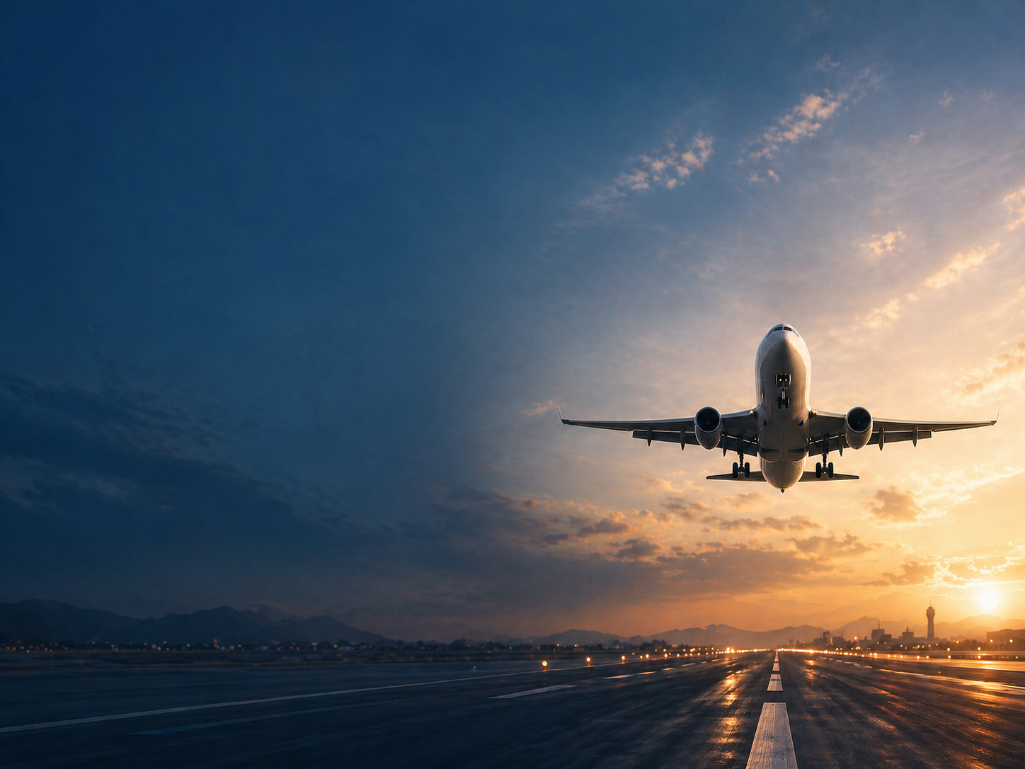 Ariana Travel Agency airplane runway